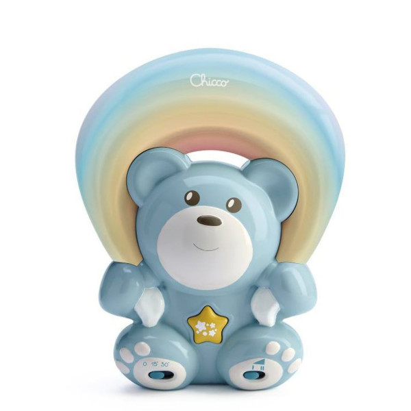 Іграшка-проектор “Ведмежа під веселкою” (блакитна)