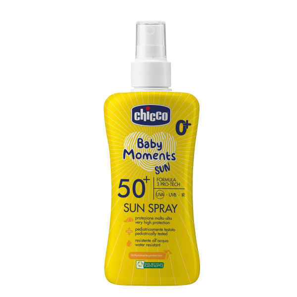 Молочко-спрей солнцезащитное Chicco Baby Moments SUN, SPF 50+, 150 мл (11260.00)