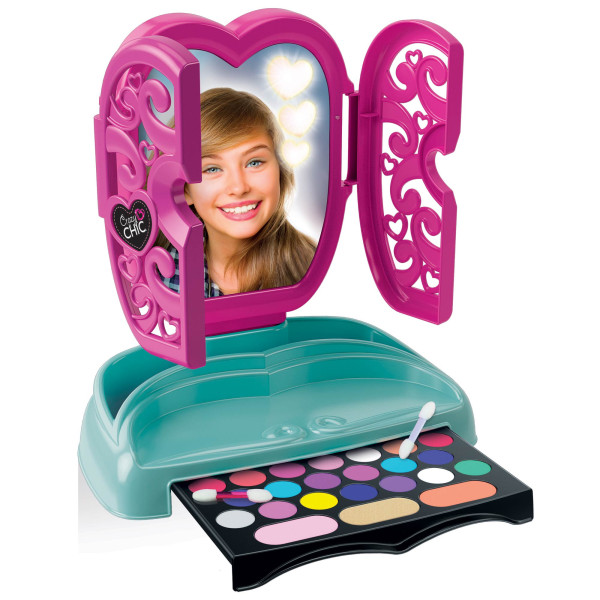 Детский набор косметики для макияжа Clementoni "The Make-Up Mirror", серия "Crazy Chic"
