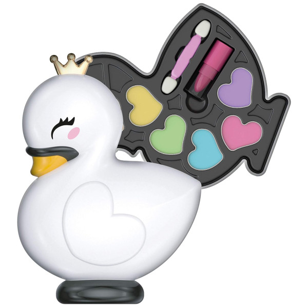 Дитячий набір косметики для макіяжу Clementoni "Lovely Make Up. Swan", серія "Crazy Chic"