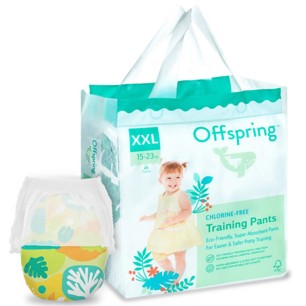 Підгузки-трусики Offspring Forestia, розмір XXL, 15-23 кг, 24 шт.