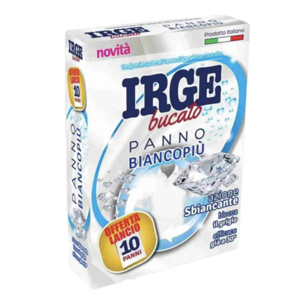 Серветка-пастка IRGE для прання білих речей з відбілювачем, 12 шт (035041)