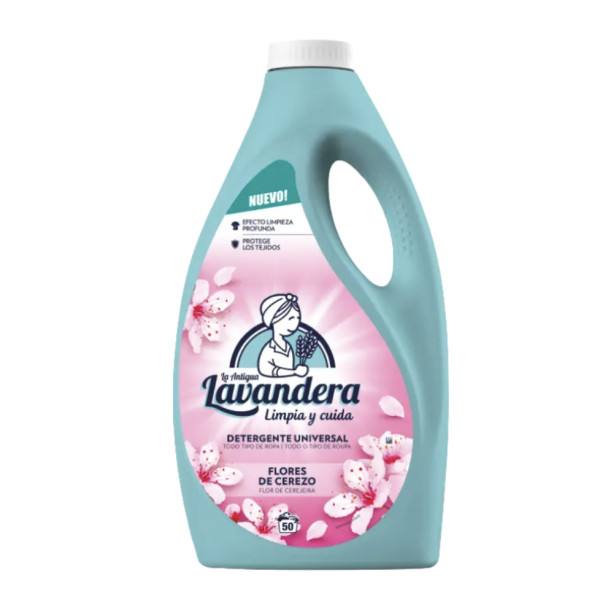 Гель для прання La Antigua Lavandera Floral з ароматом квітів, 2.5 л (50 прань) (826767)