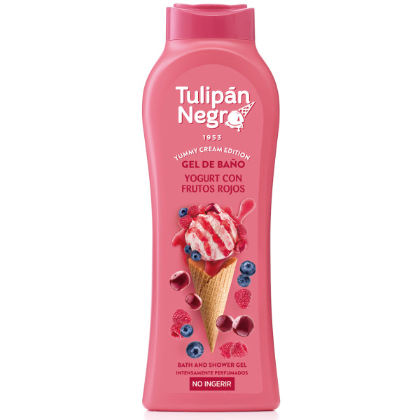 TULIPAN NEGRO Гель для душу TULIPAN NEGRO YUMMY CREAM Ягідний йогурт, 650 мл