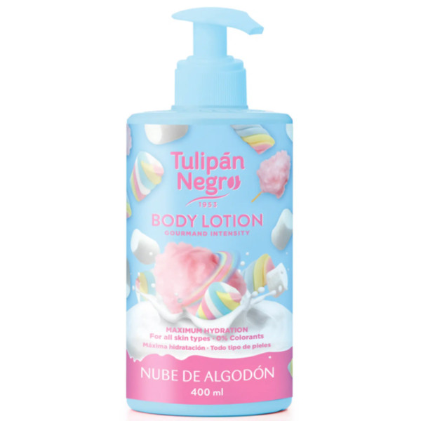TULIPAN NEGRO ЛОСЬЙОН для тіла БАВОВНЯНА ХМАРА, 400 мл дозатор