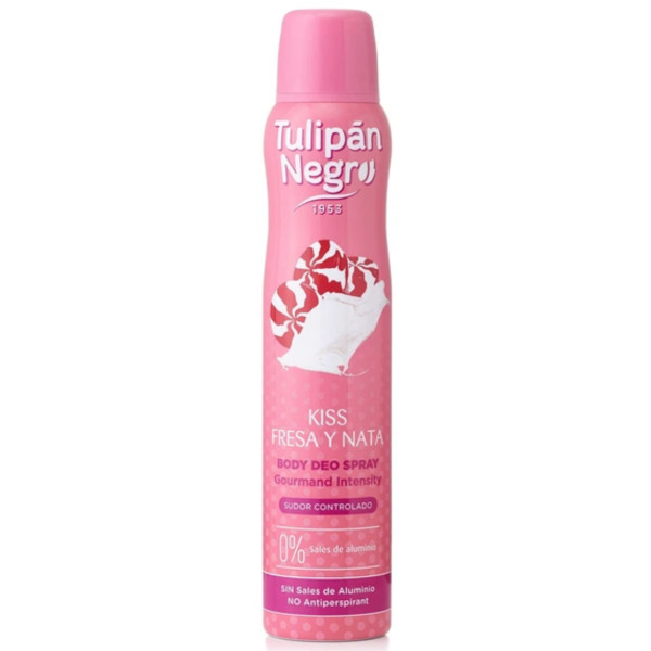 TULIPAN NEGRO Дезодорант-спрей Клубничный крем, 200 мл