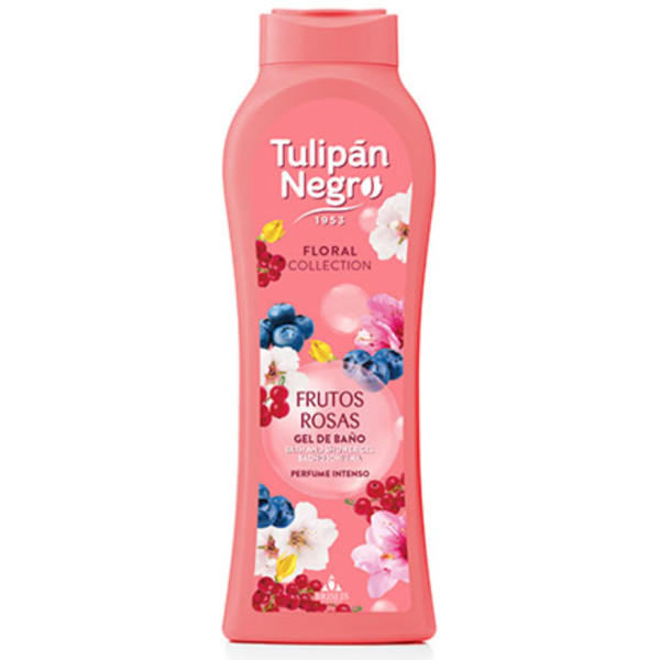 TULIPAN NEGRO FLORAL Парфумований гель для душу РОЖЕВІ ФРУКТИ, 650 мл